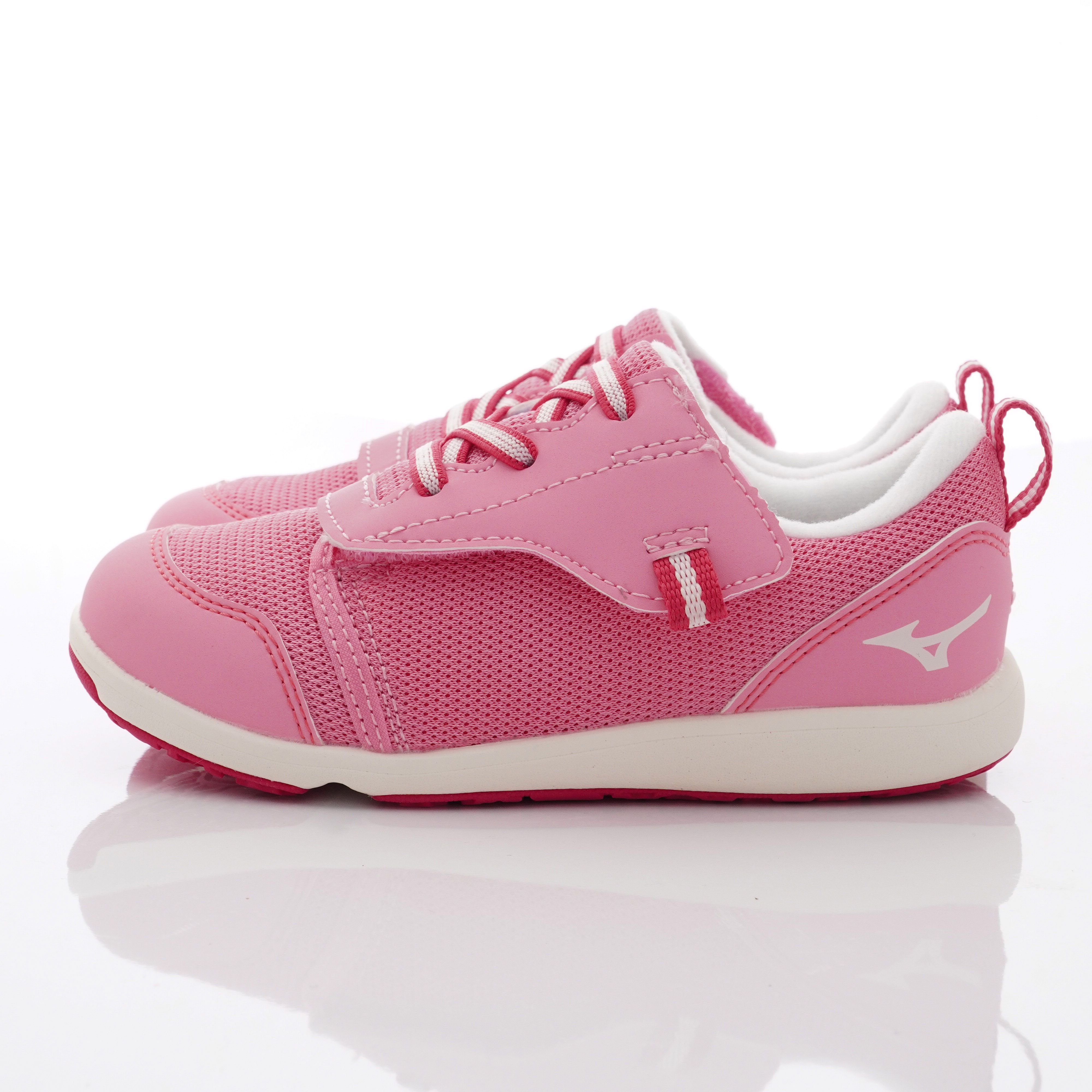MIZUNO 美津濃 - 超輕量大絆帶機能鞋款(中童段)-粉