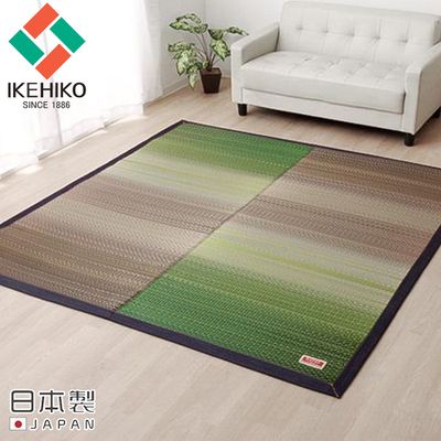 日本池彥 - 日本製藺草蓆清涼除臭長方形地墊140X200CM-和風漸層款