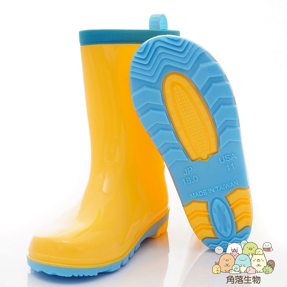 角落生物 - 台灣製角落小夥伴雨鞋(中大童段)-黃