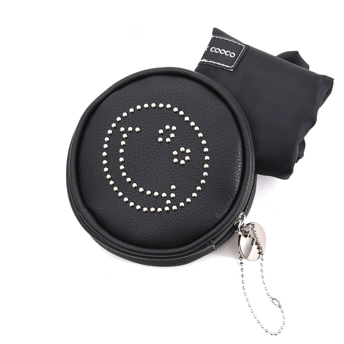 日本 COOCO - SMILEY聯名款 可收納環保袋/購物袋-陽光黃 (W42*H39cm)