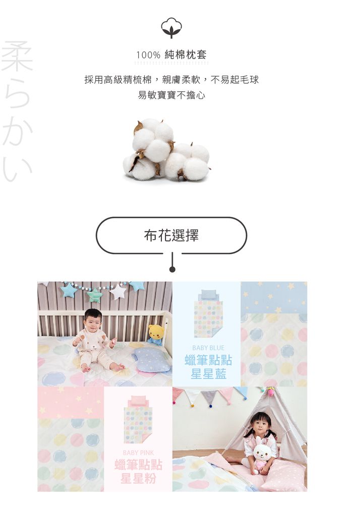 日本 Combi - Ag+pro銀離子抗菌睡墊-三件組-(蠟筆點點-星星藍)-36個月起