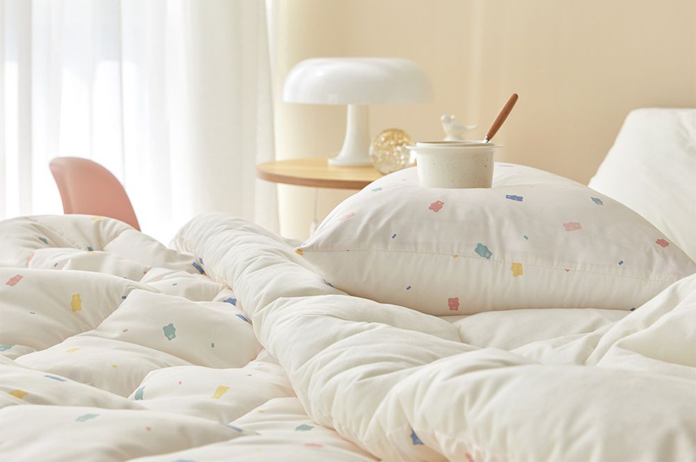 韓國 Maatila - 可水洗超細纖維桃皮感棉被(冬被)-軟糖熊熊