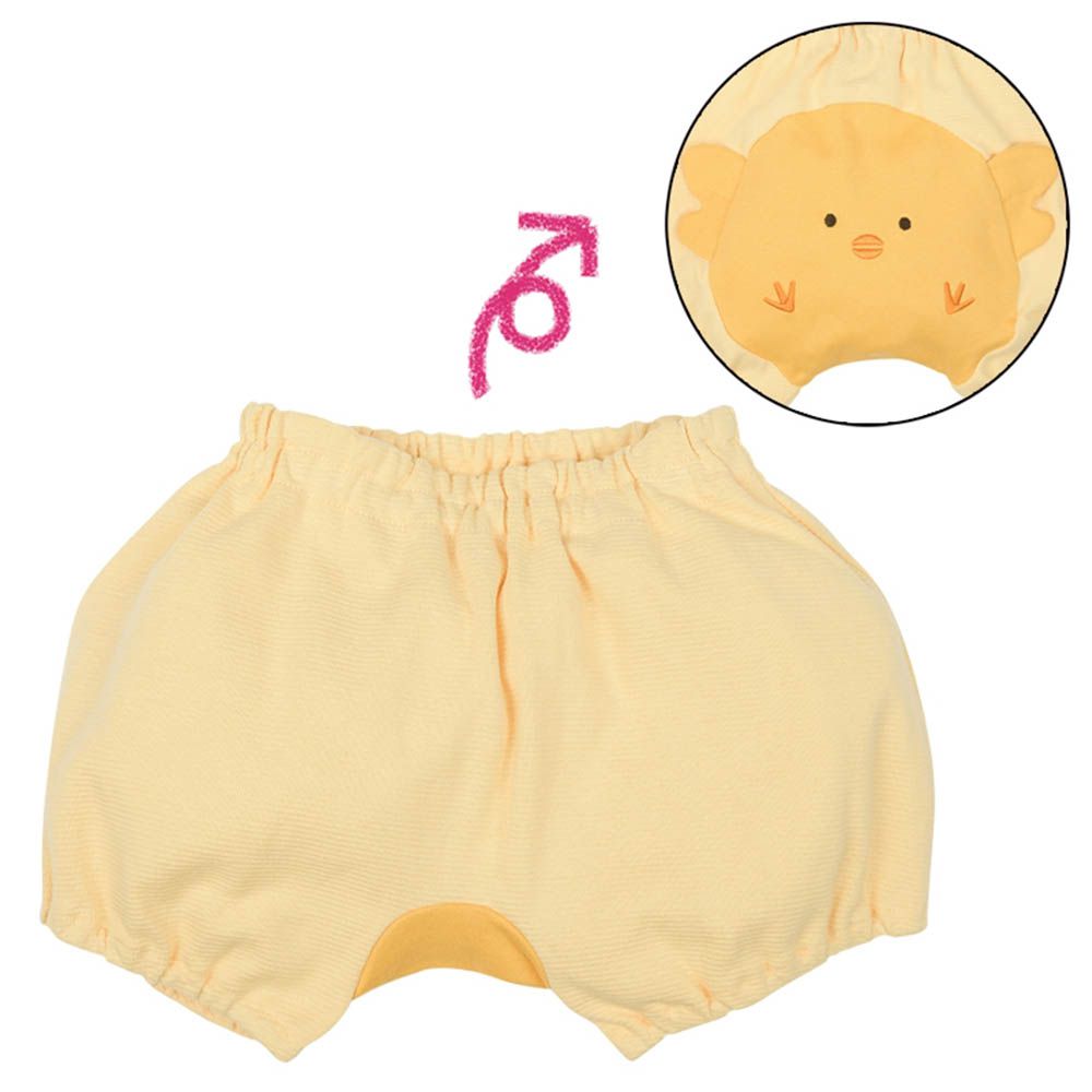 蓬蓬褲動物造型屁屁-黃色