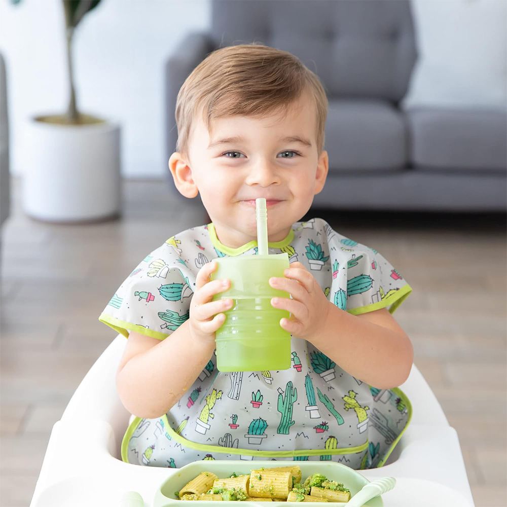 白金矽膠吸管杯-香瓜綠