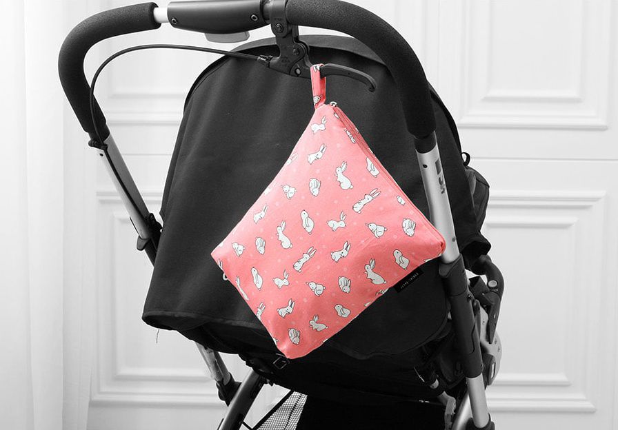 韓國 Coney Island - 防水多功能收納袋-粉紅小兔