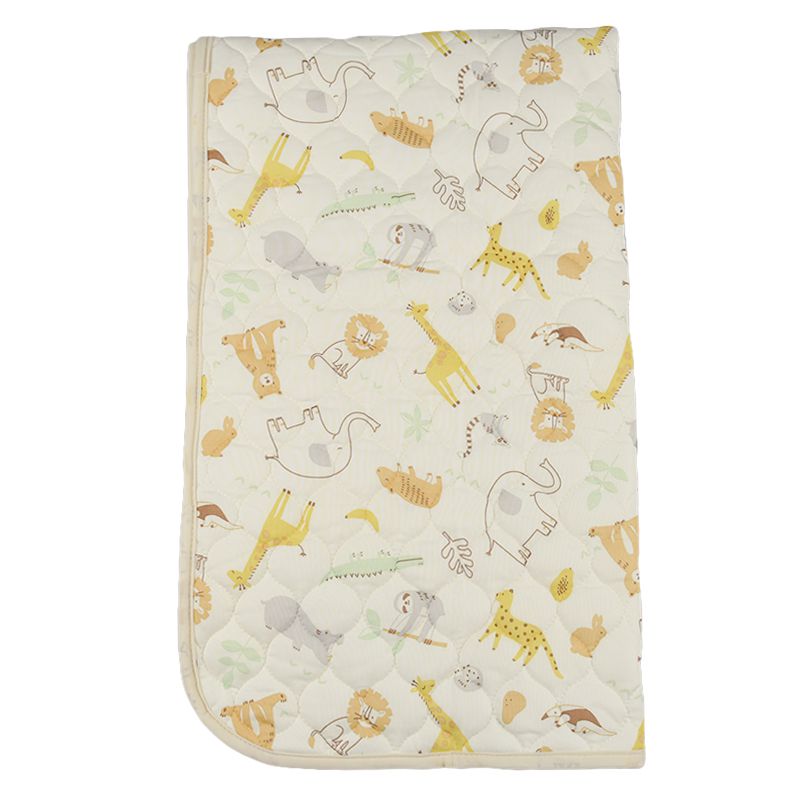 akachan honpo - 雙面強冷感保潔墊 背面棉紗、附除濕片-象牙白色-70×120cm