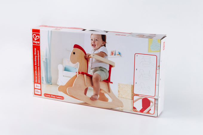 德國 Hape - 經典木製搖馬