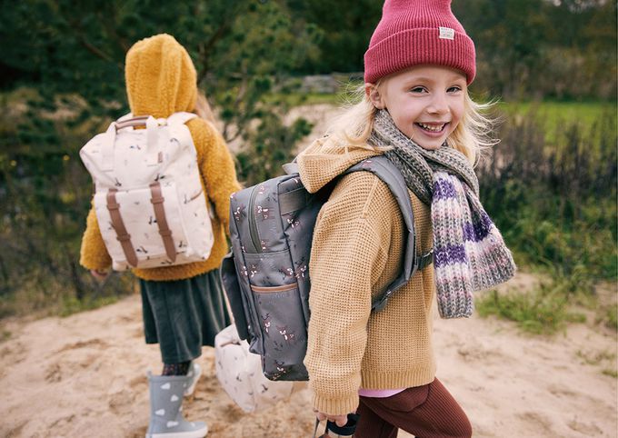 荷蘭 FRESK - 北歐風設計輕量後背包-恐龍