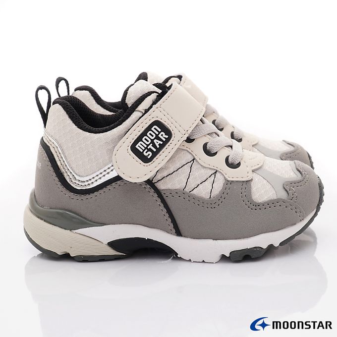 Moonstar日本月星 - HI系列十大機能童鞋-MSC23357灰(中小童段)-機能運動鞋-灰