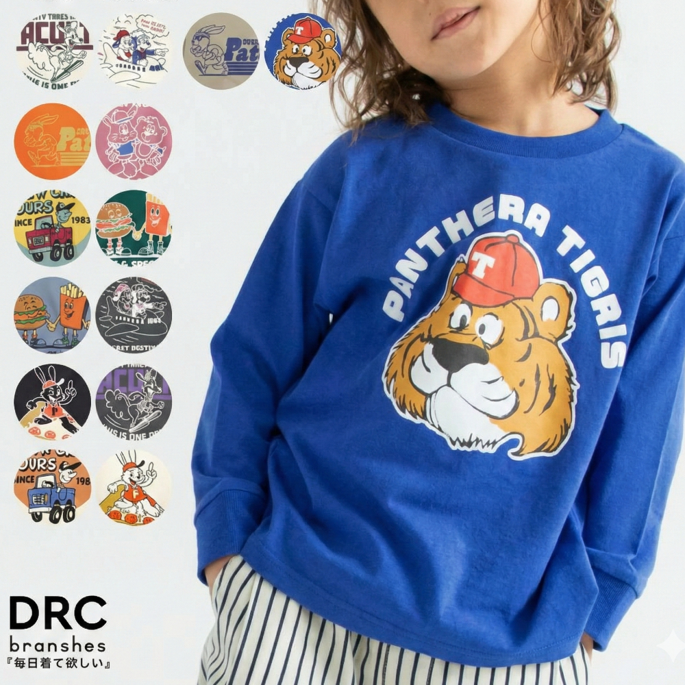 時髦男孩一定要擁有！日本 branshes ✧✧潮流美式休閒風 純棉舒適好穿！