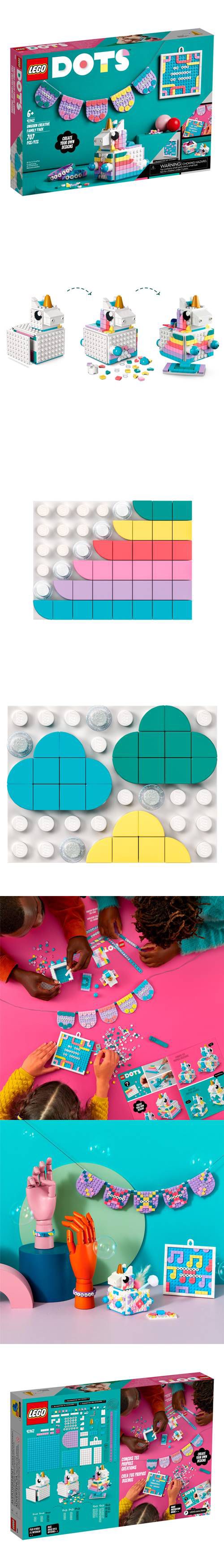 樂高 LEGO - 樂高積木 LEGO《 LT41962》DOTS 系列 - 豆豆創意多入組-獨角獸-707pcs