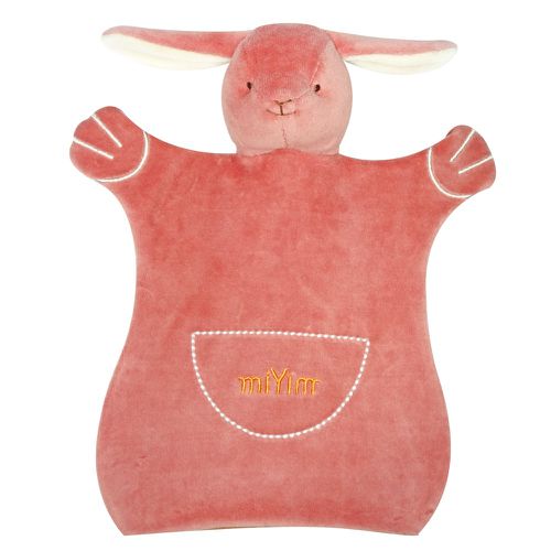 miYim - 有機棉手偶安撫巾 邦妮兔兔 (新生嬰兒寶寶感統方巾玩偶)