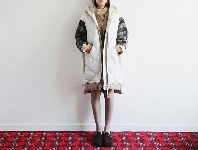 韓國Marian - 時尚保暖彈性褲襪-米色 (Free)