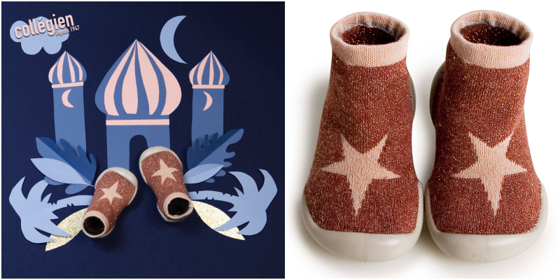 最軟Q保暖、透氣包覆 ❤ Collegien 法國老品牌手工襪鞋