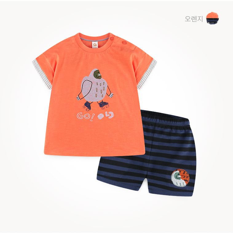 韓國 milk mile - 溜冰胖嘟嘟星球人套裝-象牙白