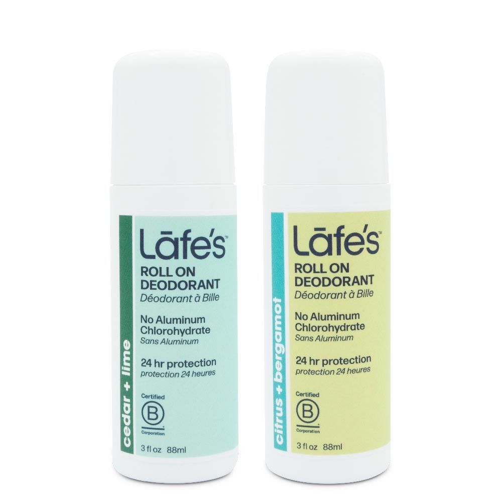 美國 Lafe's organic - 純自然體香劑雙入組-運動＋鼠尾草