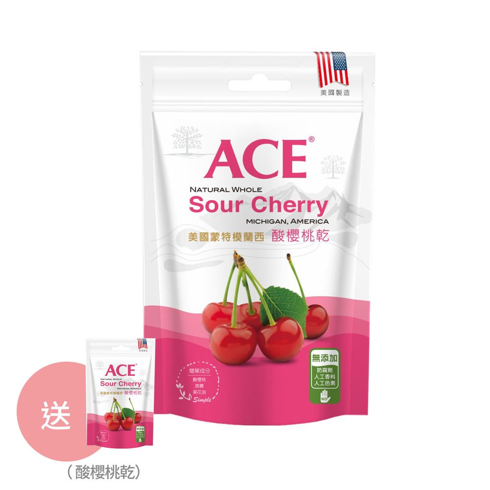 ACE - 買一送一組!!酸櫻桃乾*2-（效期2023/11/04)-108公克/袋