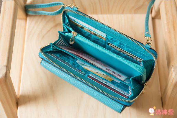 日本 cachecache - 3way蝴蝶結錢夾包-SILGY銀粉x灰