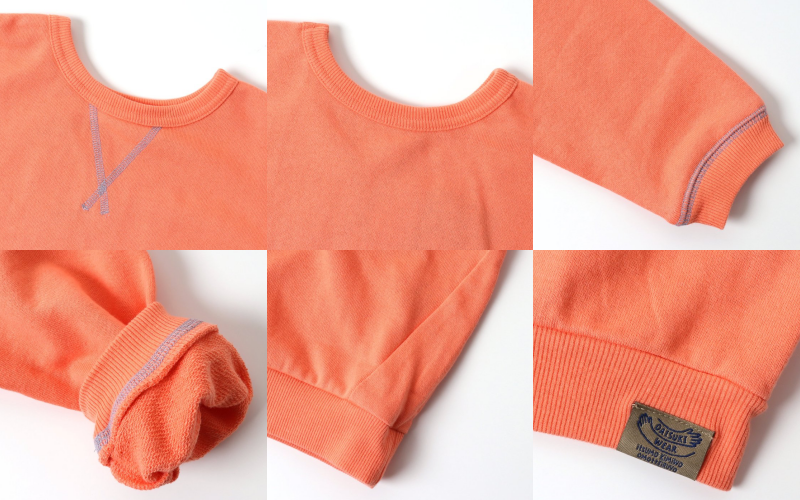 日本 BREEZE - 正反OK！圓領百搭長袖大學T-綠松石