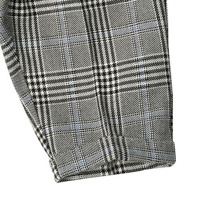 akachan honpo - 7分褲 葛倫格紋-灰色