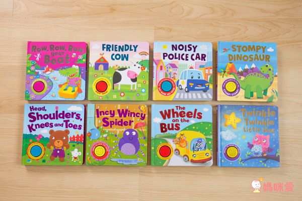 孩子超愛音效書單本160元❤ 1歲起英文遊戲操作書！玩到跟著節奏搖擺囉♫