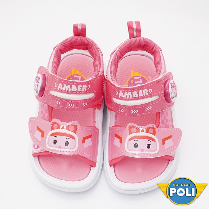 POLI電燈涼鞋-POKT34073粉(中小童)-涼鞋-粉