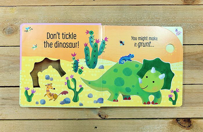 Don't tickle the Dinosaur! 恐龍搔搔癢（觸摸音效書）
