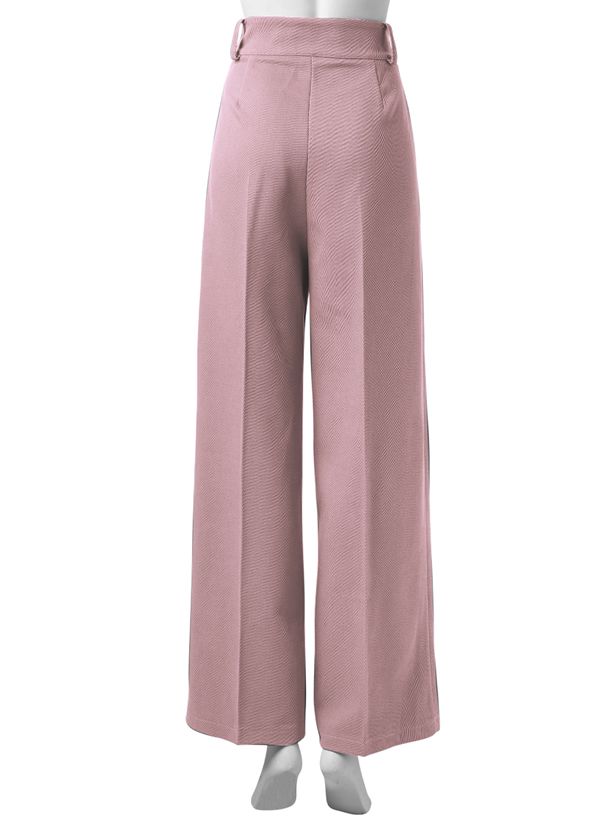 日本 GRL - 美腿修長打褶西裝褲/寬褲-簡約白