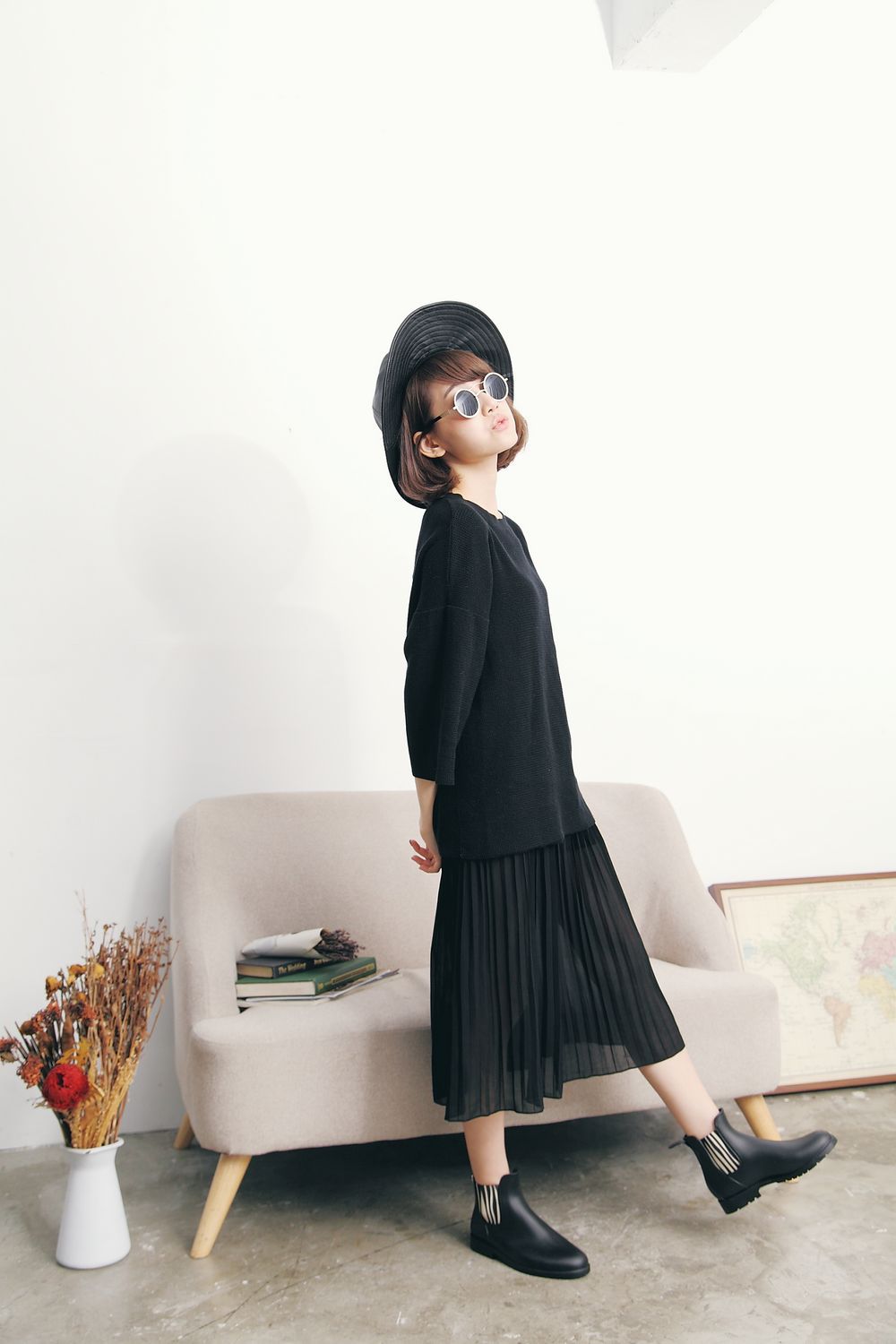 法國 Méduse 親子時尚雨靴/短靴/中筒靴