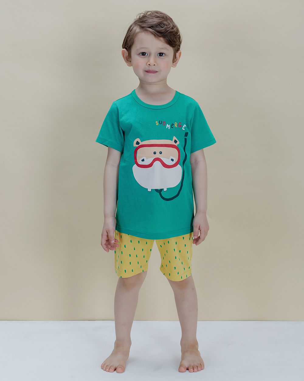 韓國 Sopoliini 童趣北歐風☺ 夏季純棉套裝 / 家居服