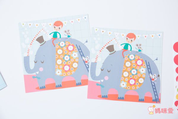 西班牙 APLI - 藝術家貼紙畫-入門-底圖16張+形狀貼紙10張+收納鐵盒1個