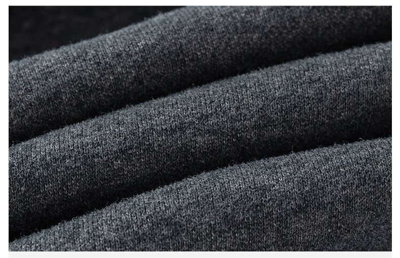 加絨腰鬆緊休閒保暖束口長褲-GAME-深灰色