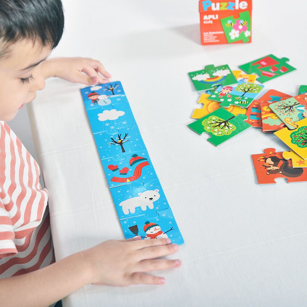 西班牙 APLI - 綜合關聯性拼圖-季節