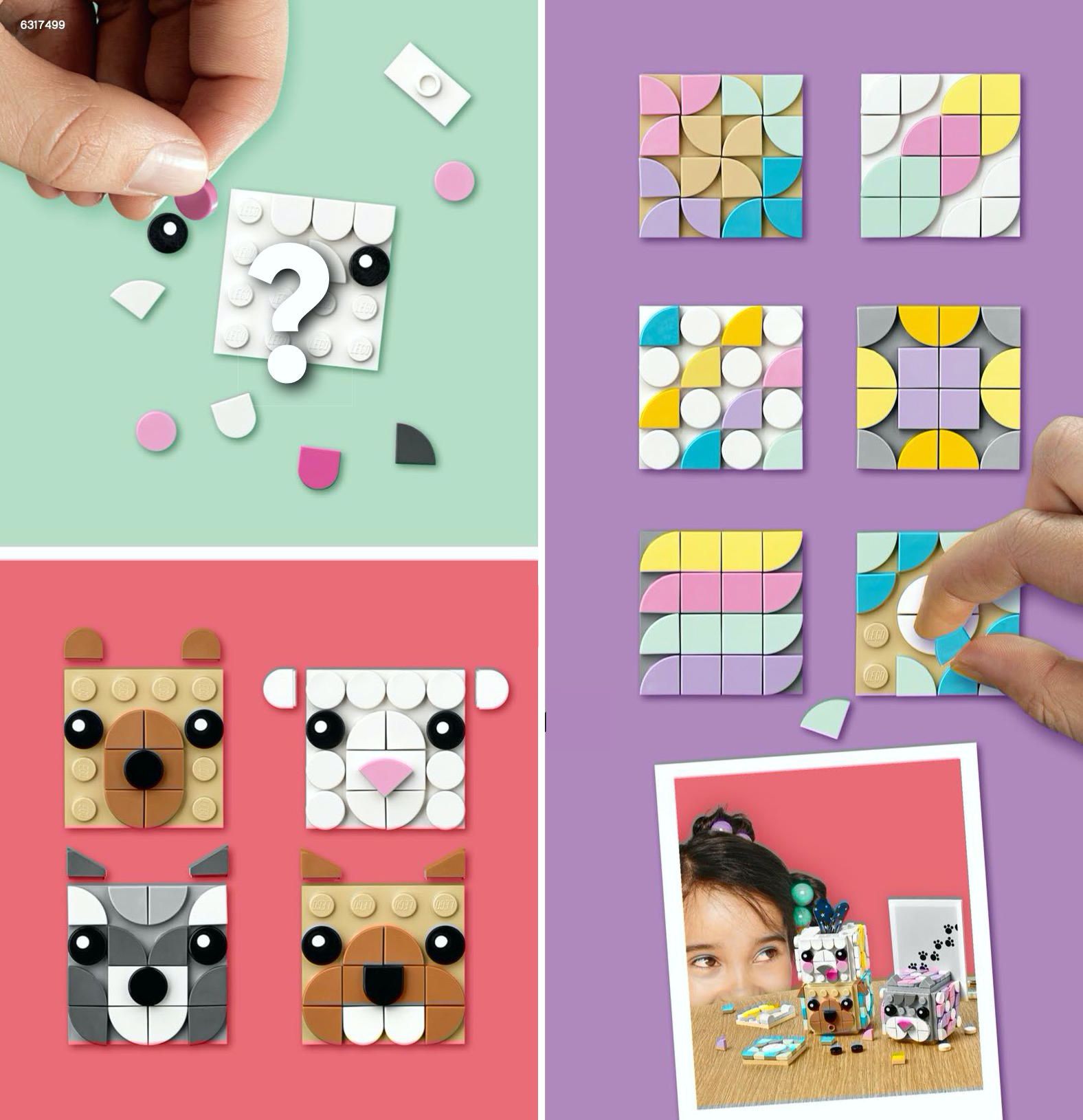 樂高 LEGO - LEGO樂高 DOTS 寵物豆豆盒 Animal Picture Holders 41904