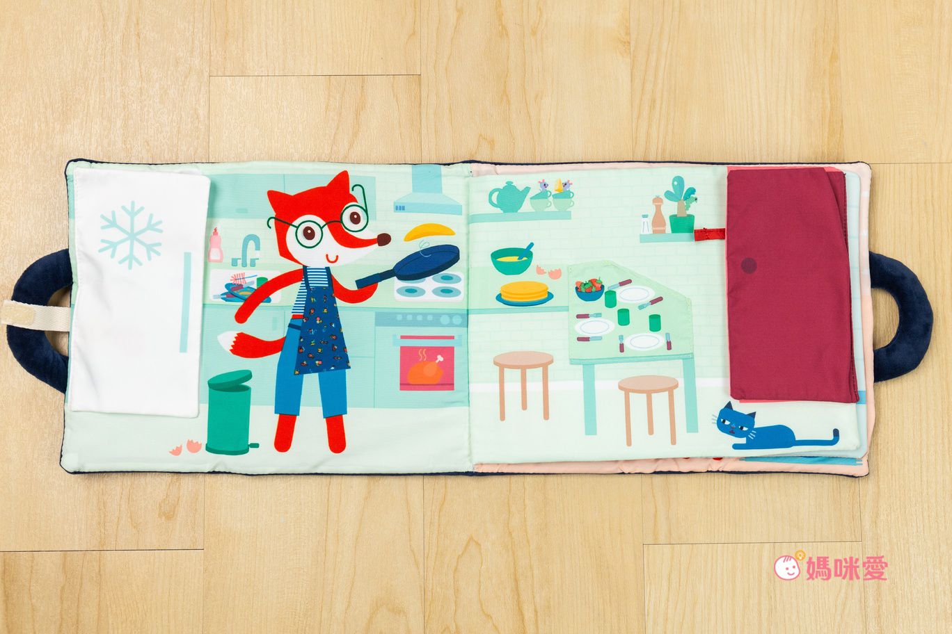 刺激五感【 比利時 Lilliputiens 】新生兒玩具｜寶寶布書