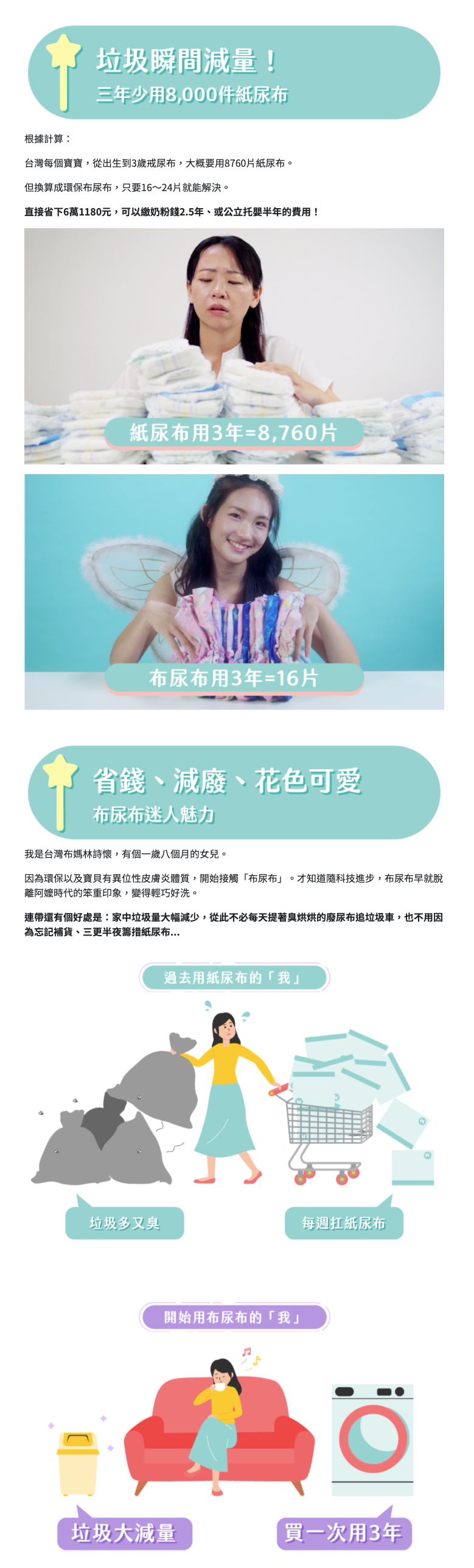 Sparkie 仙女棒 - 顯濕布尿布-單件，含尿墊-銀河北極熊 (0-6歲適用(3kg~15kg內))