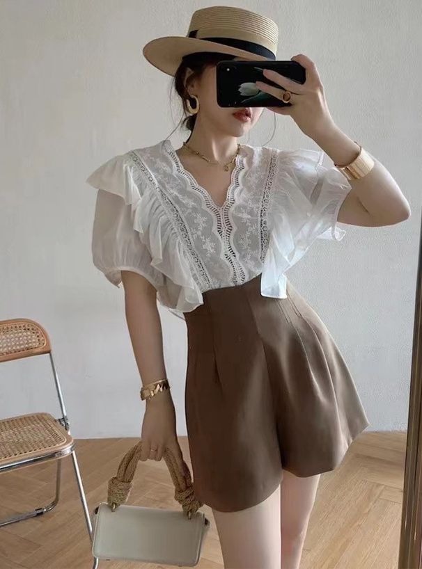 日本 GRL - 熱銷款百搭顯瘦短褲-深可可