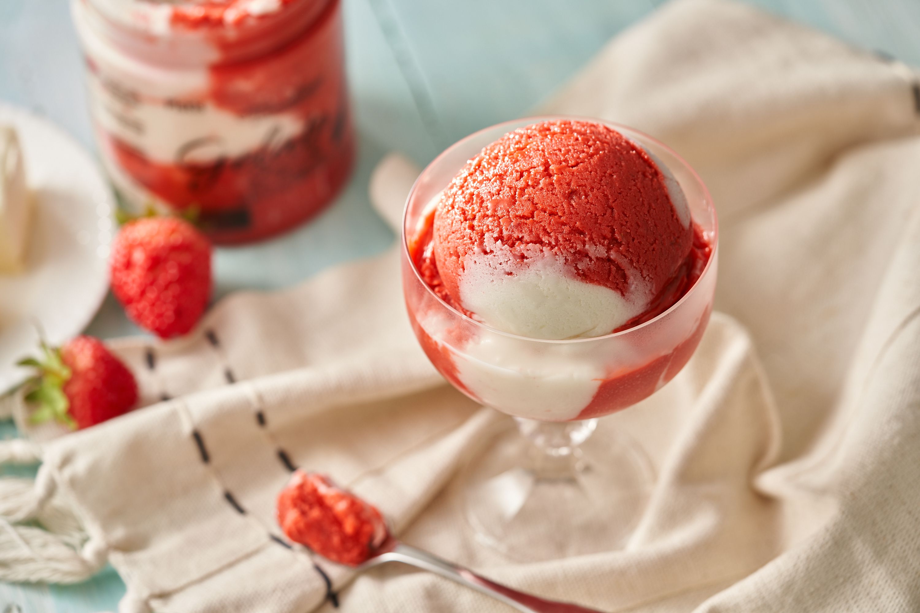 世界廚房 Pistis - 草莓起司蛋糕義式冰淇淋-350g/罐