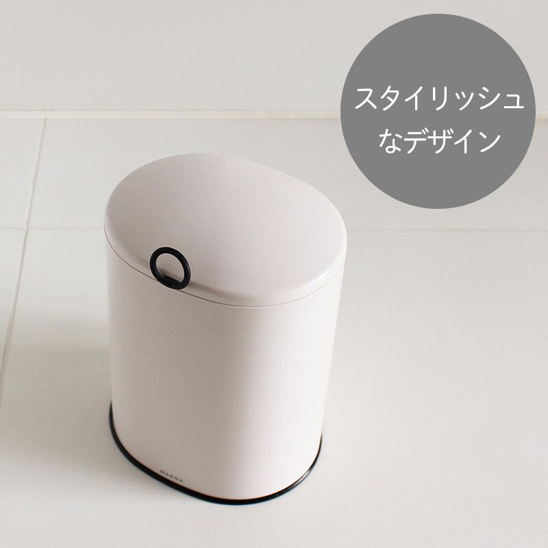 日本 MARNA - 日本製 設計獎隱藏式小型垃圾桶 (20.5x15.8x16.4cm)