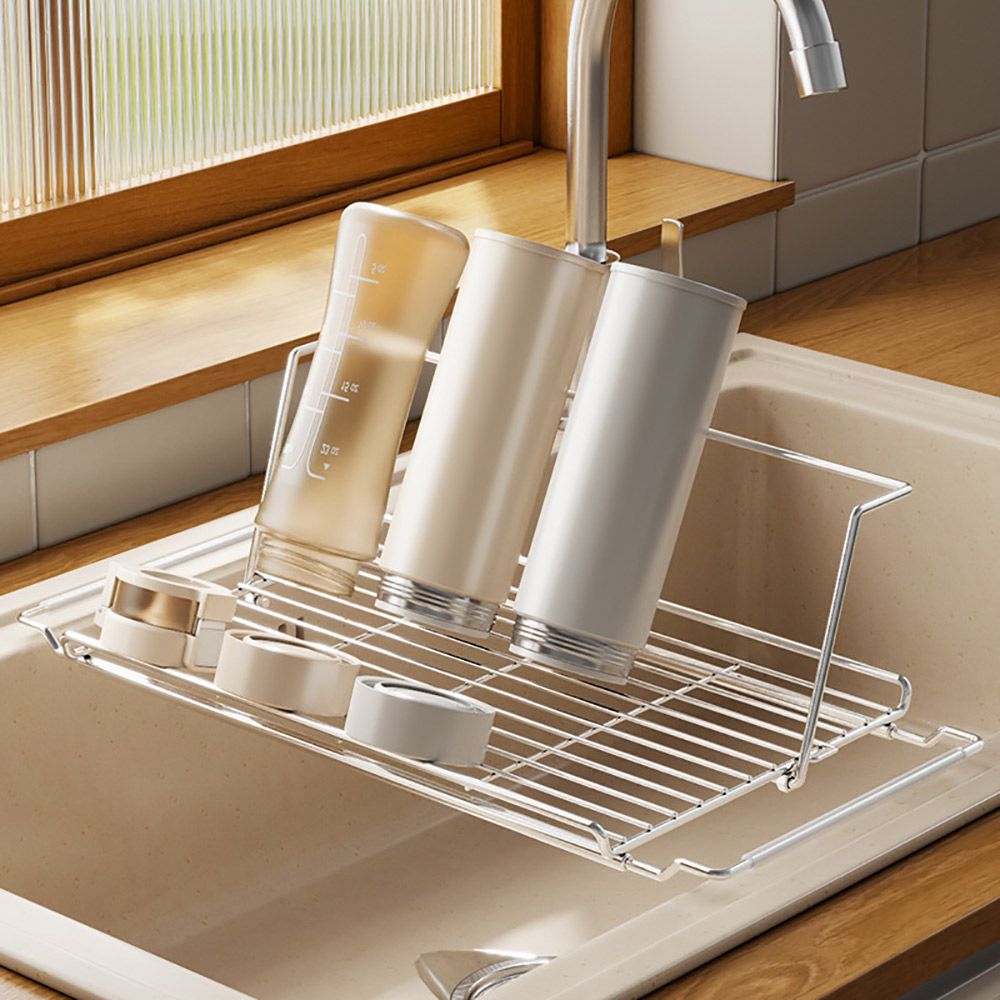 不鏽鋼折疊收納架/碗盤瀝水架