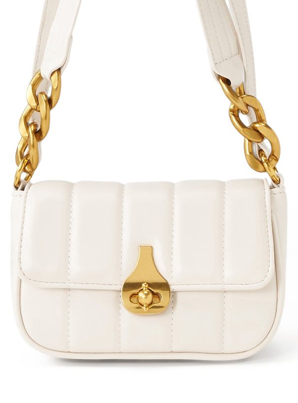 日本 GRL - 2WAY皮質糖果手提小包/腋下包-米杏 (F)