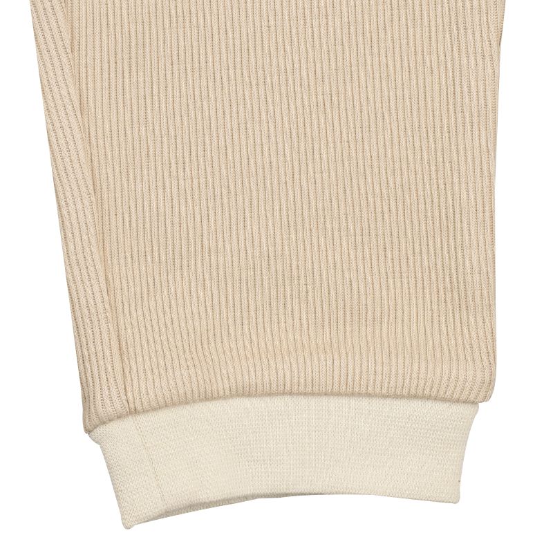 akachan honpo - 長袖包屁衣家居服-小熊-淺卡其色