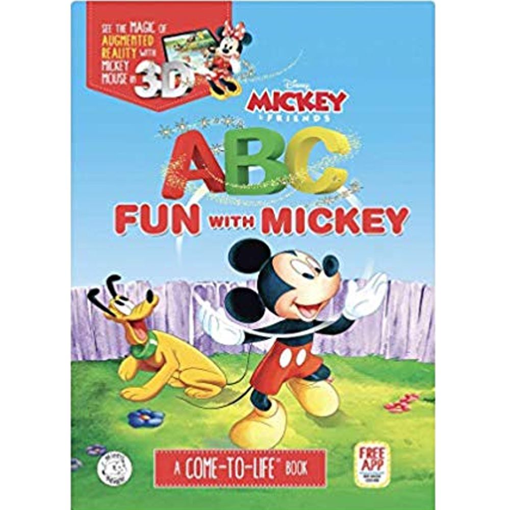 AR 3D立體故事書-ABC Fun with Mickey