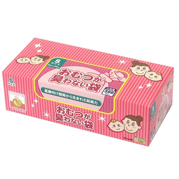 akachan honpo - 尿布防臭袋BOS-嬰兒用S尺寸-300張