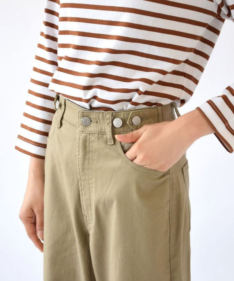 日本 zootie - 熱銷款 舒適彈性直筒褲-可可