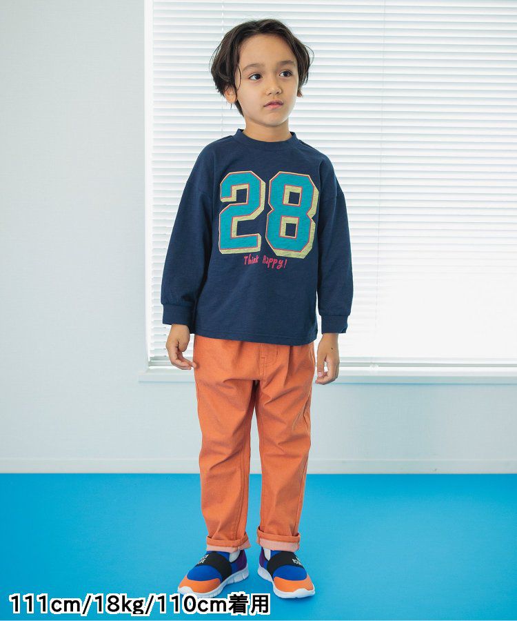 日本 BREEZE - 美式復古風長袖大學T-粉紅