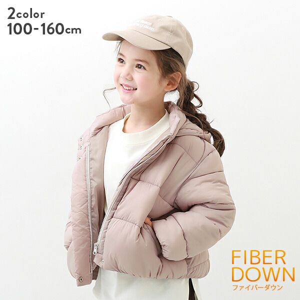 日本 devirock - 輕量保暖連帽鋪綿外套-奶油杏