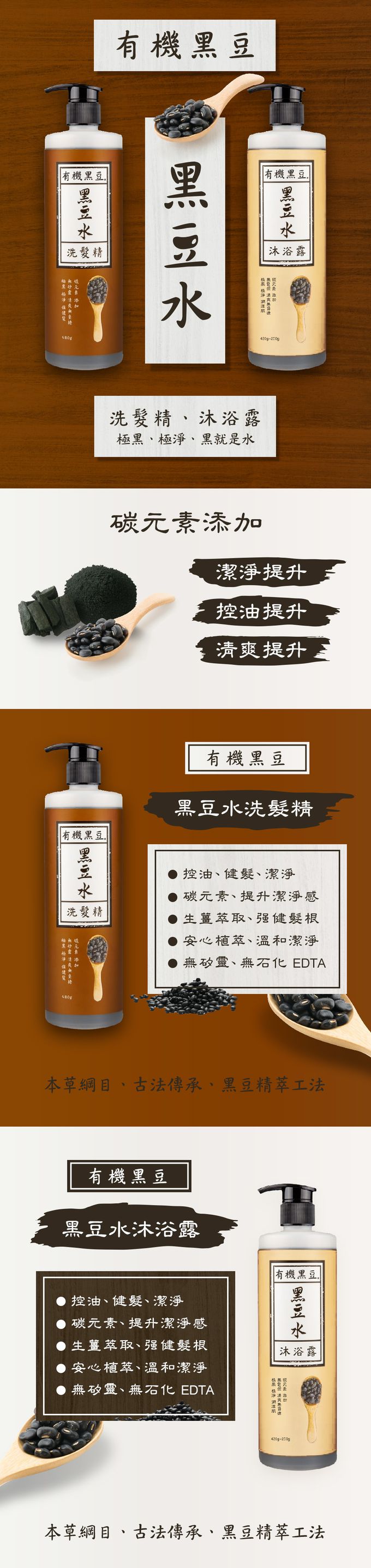 清淨海 - 黑豆水沐浴露-超值3盒組(730ml/瓶)-2024/04到期