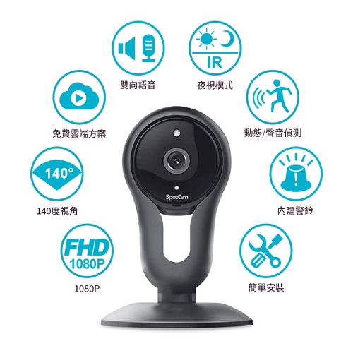 FHD 2 超廣角雲端監控攝影機