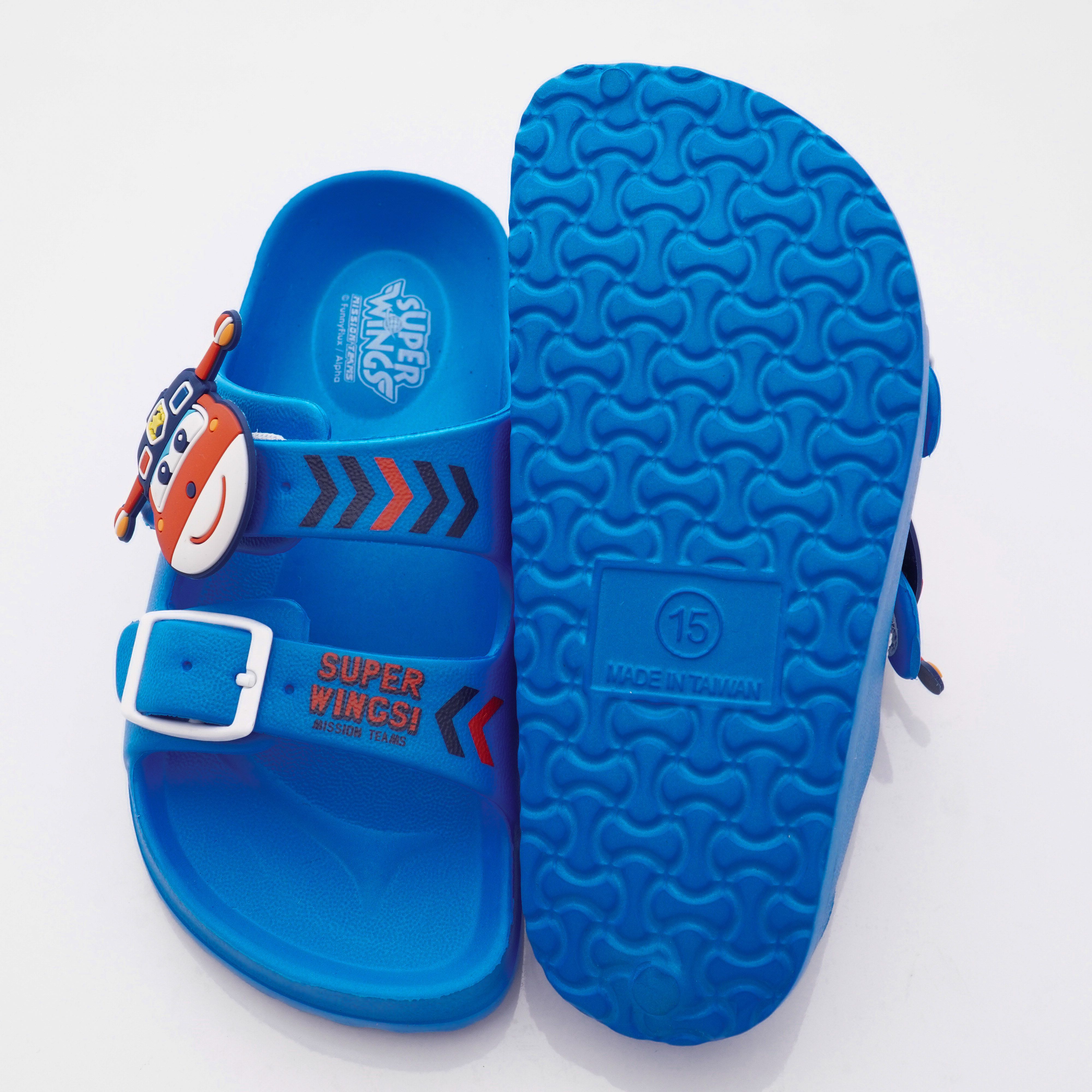 Super Wings - 超輕量休閒涼鞋/拖鞋(中小童段)-藍-S204706藍